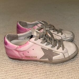 Ombré Pink Golden Goose Shoes. HARDLY worn.